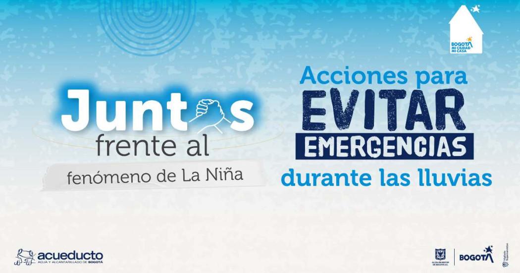 Acciones para evitar emergencias en época de lluvias en Bogotá 2024 