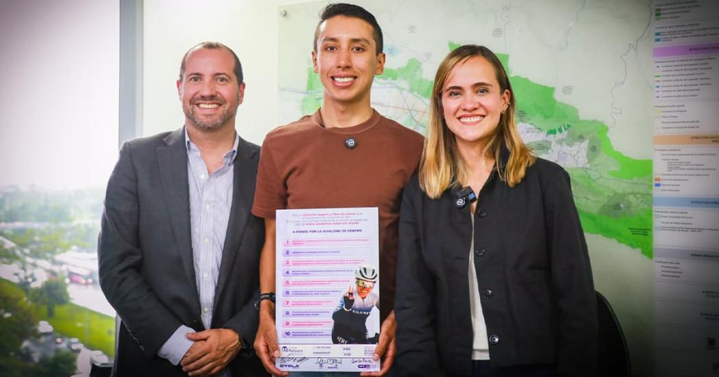 Bogotá se compromete con prevención al acoso de mujeres en el ciclismo 