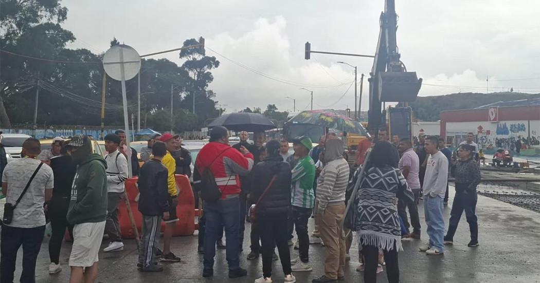 Movilidad en Bogotá: cerrado Portal Usme de TransMilenio por protesta