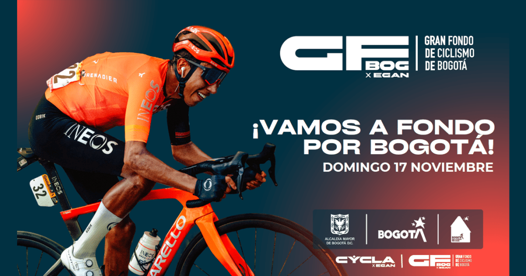 El Gran Fondo de Ciclismo de Bogotá Egan Bernal en cuenta regresiva