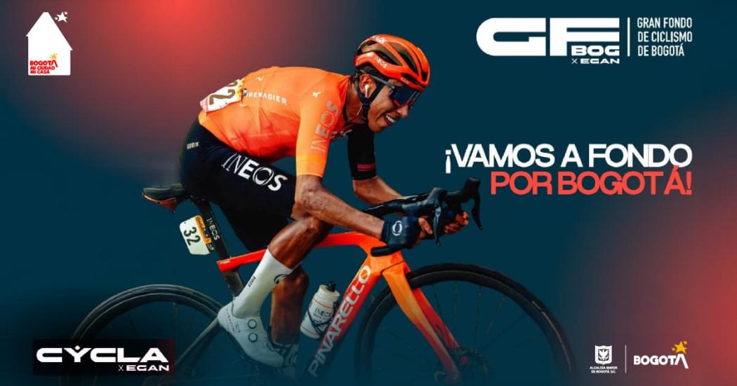 Gran fondo de ciclismo de Bogotá con Egan Bernal, domingo 17 de nov