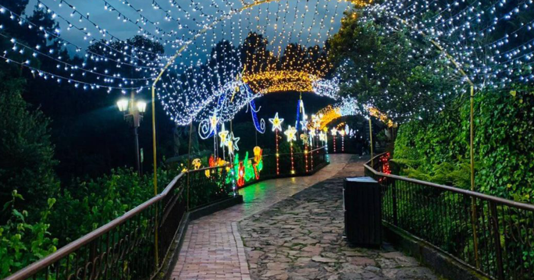 Alumbrado navideño en Monserrate horarios días y navidad Bogotá 2024