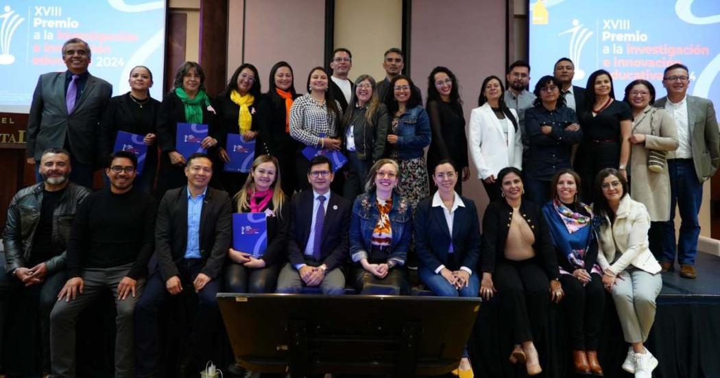 Finalistas del Premio Investigación e Innovación Educativa en Bogotá