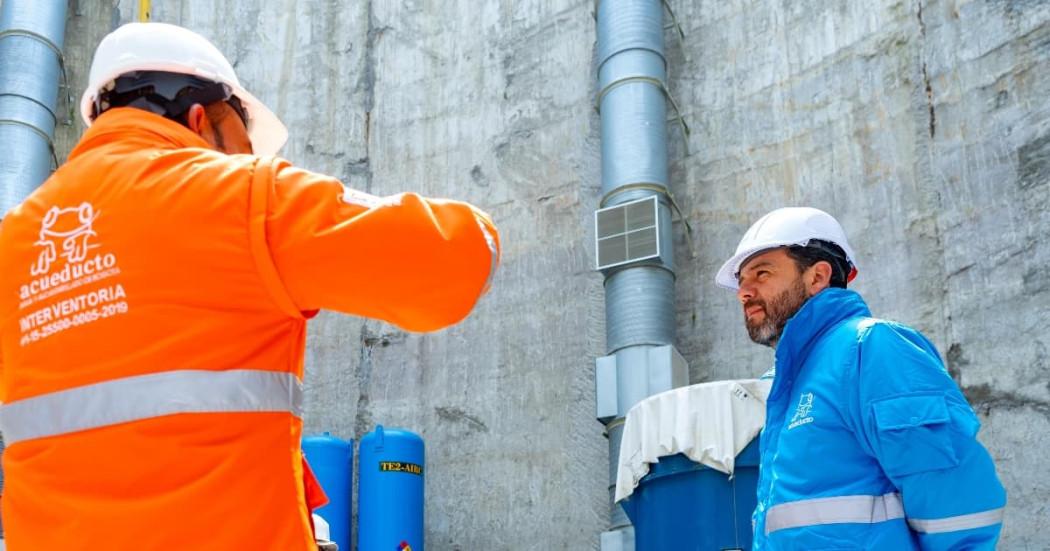 Alcalde Galán supervisó avances obra Estación Elevadora Canoas Bogotá