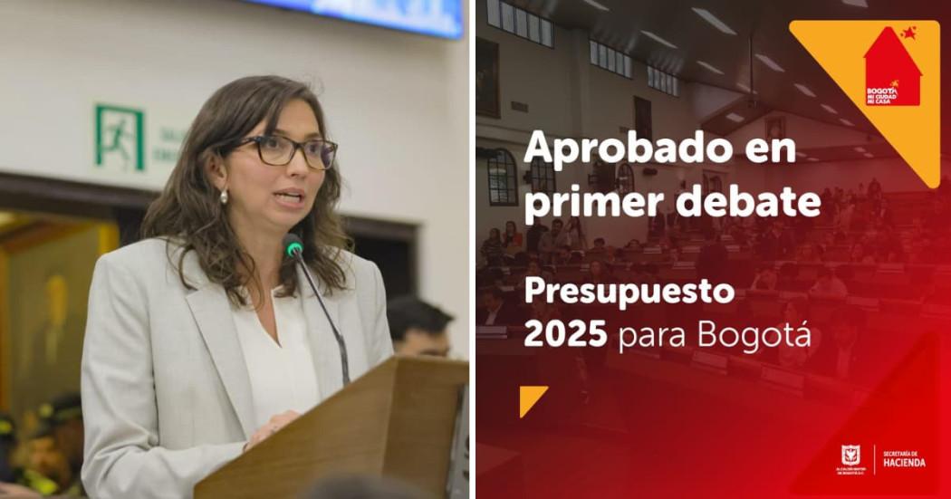 Aprobado en primer debate del Concejo el Presupuesto para Bogotá 2025