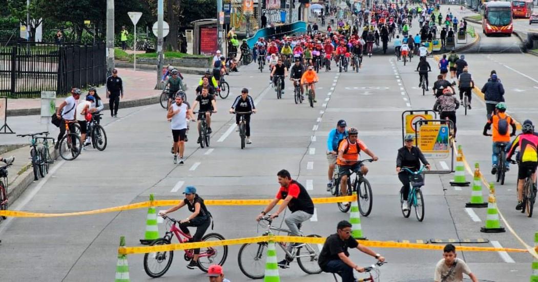 Ciclovía en Bogotá domingo 15 de diciembre 2024 actividades y horarios