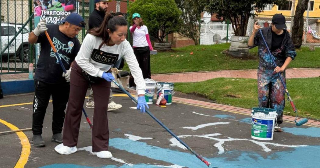 Jornada de embellecimiento en San Cristóbal Norte en Bogotá 2024 