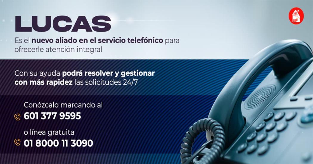 Conoce Lucas el asistente telefónico para trámites en Seguridad Bogotá