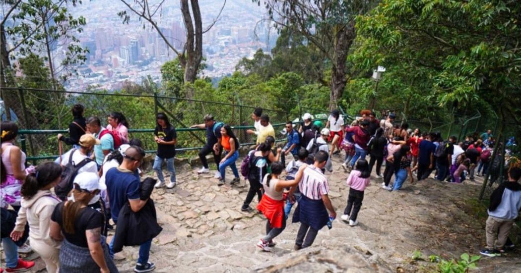 Horarios sendero Monserrate fin de año 2024 