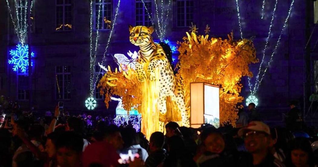 Navidad en Bogotá 2024 con iluminación en varios lugares 