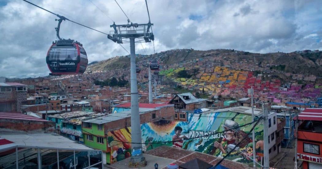 avidad en Bogotá 2024 Día de Velitas con Carnavales TransMiCable