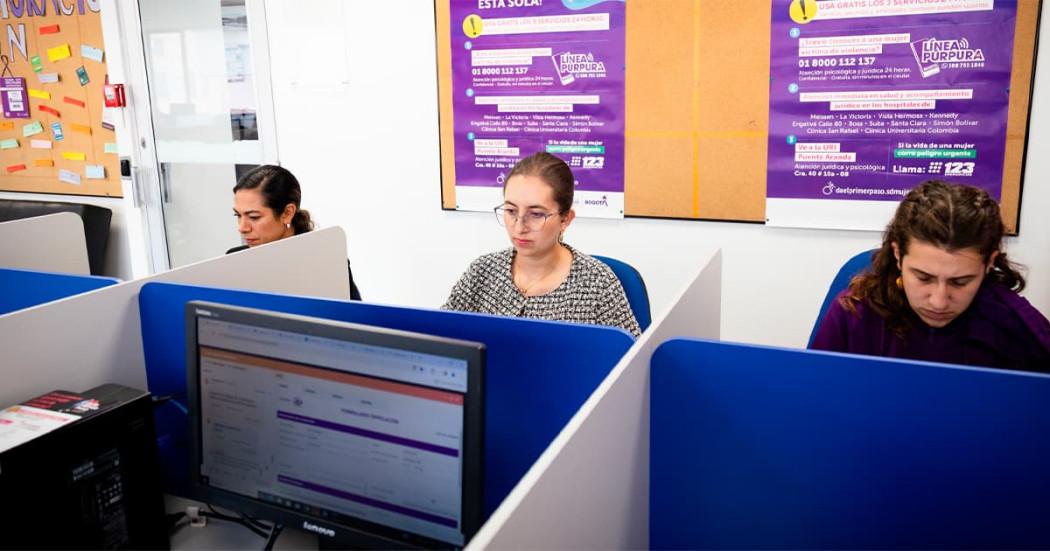 Línea Púrpura Bogotá: orientación a mujeres víctimas de violencia de género