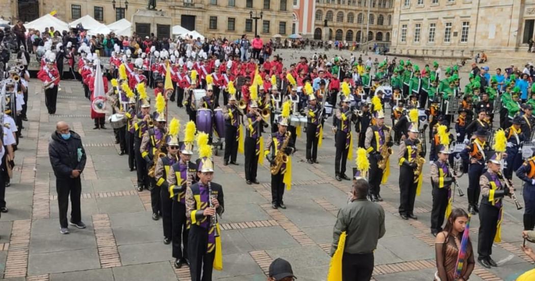 Convocatoria en Bogotá para bandas de marcha de colegios y otros 2025
