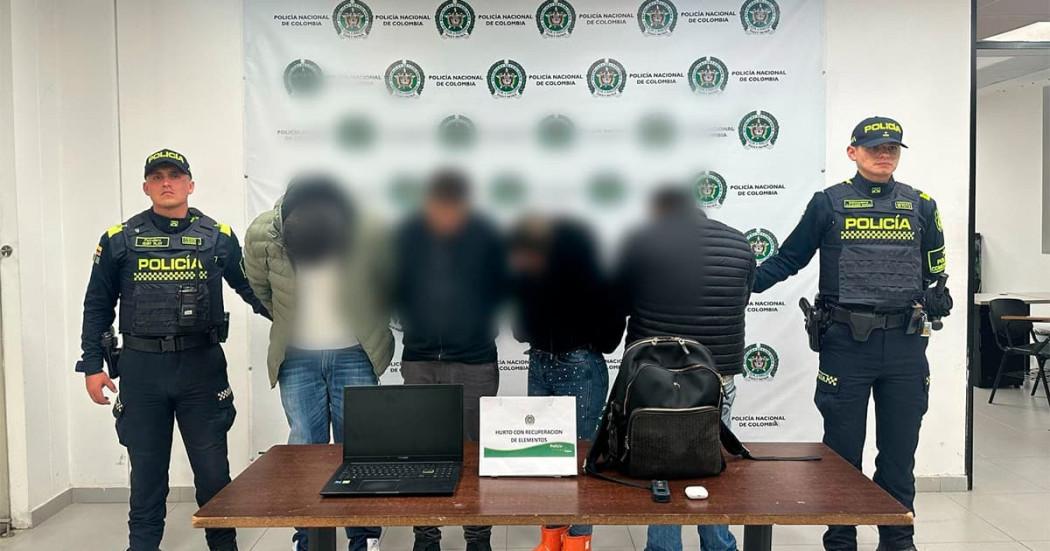 Policía capturó a 'Los Rompe Vidrios' en Usaquén, norte de Bogotá 