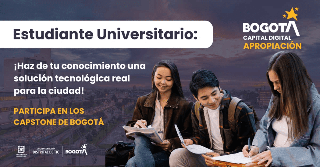Transformación digital en Bogotá convocatoria abierta para estudiantes