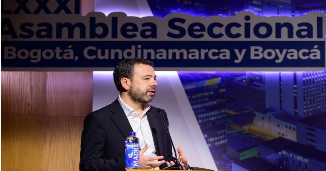 Alcalde Galán participó en Asamblea Seccional Bogotá de la ANDI 2025