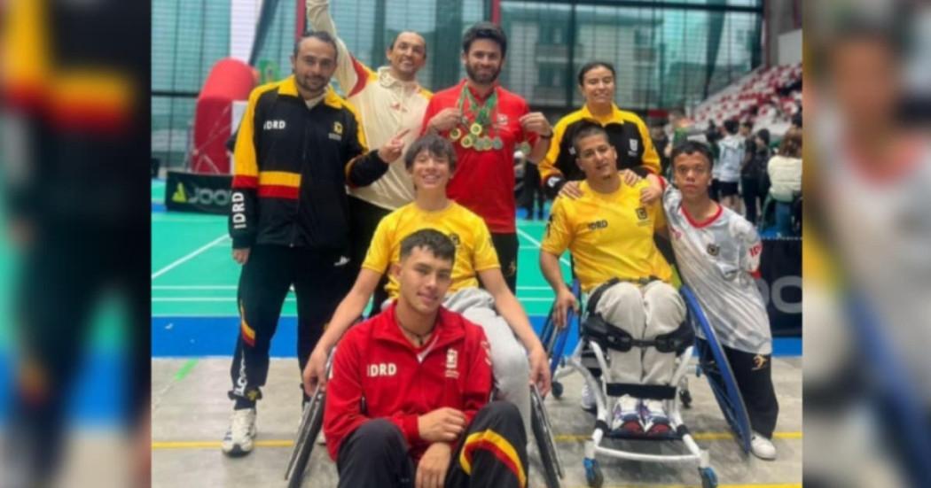 Bogotá se consagra campeona en la II Válida Nacional de Parabádminton