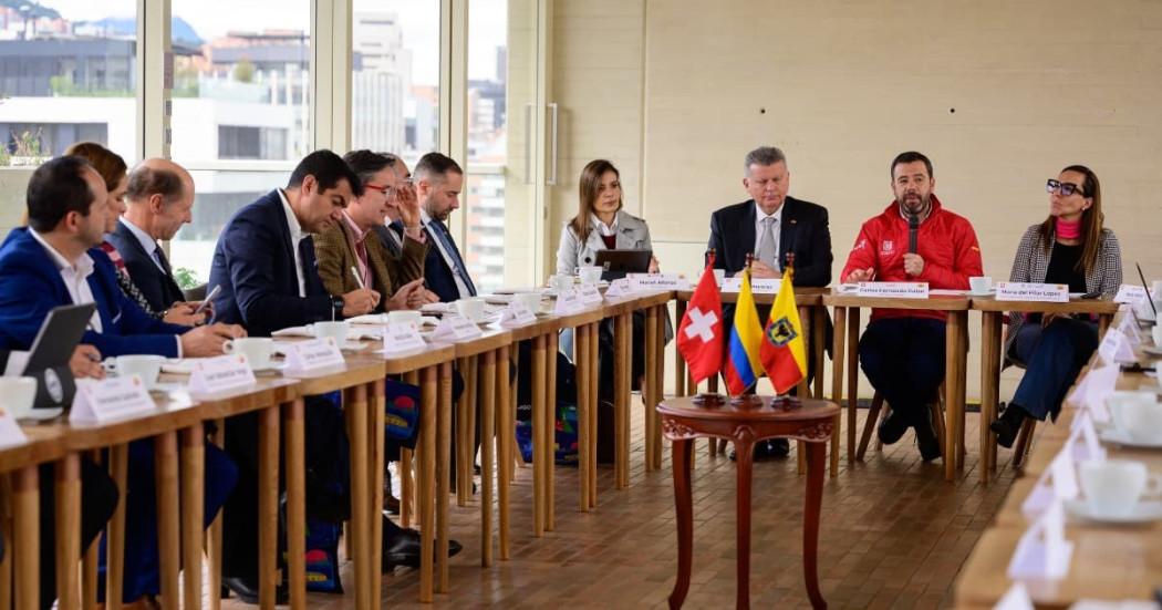 Bogotá y empresarios de Suiza trabajan en iniciativas de desarrollo 