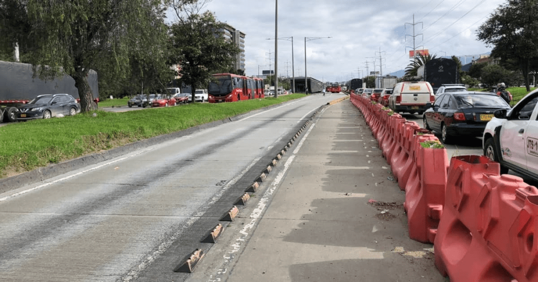Movilidad Bogotá cierre autopista Norte con calles 183, 185,189 y 192