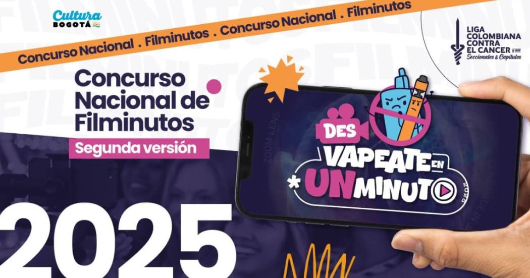 Concurso Nacional de Filminutos ‘Desvapéate en un minuto’ en Bogotá 
