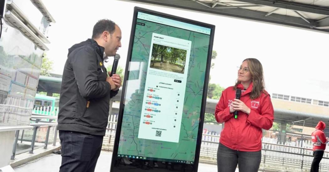 Mapas Turísticos Interactivos conectados con TransMilenio en Bogotá