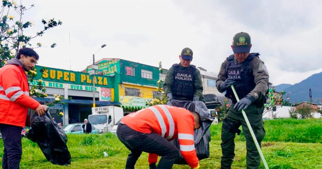 Cuatro toneladas de basura retiradas y ‘cambuches’ desmontados en Paloquemao 