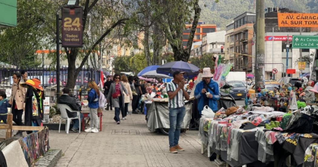 Distrito lanza ruta para organizar vendedores informales Bogotá 2025
