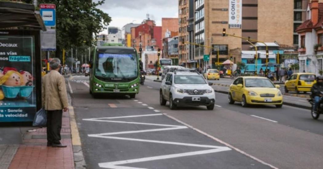 Multas por mal parqueo o bloqueo carril preferencial Séptima Bogotá