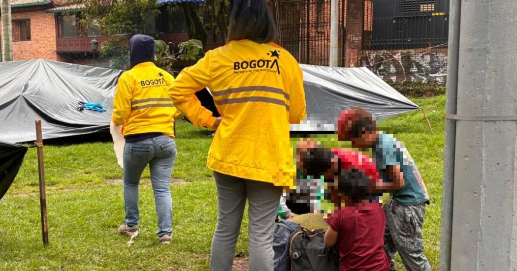 Líderes indígenas Emberá impiden atención a niños y niñas en Bogotá