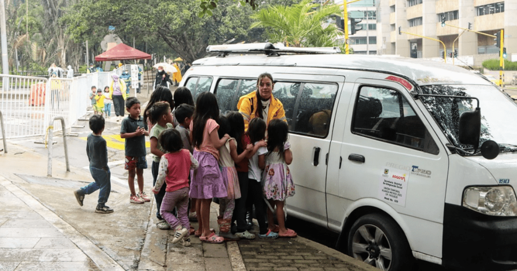 Niños y niñas Emberá ingresaron a los Centros Amar en Bogotá 