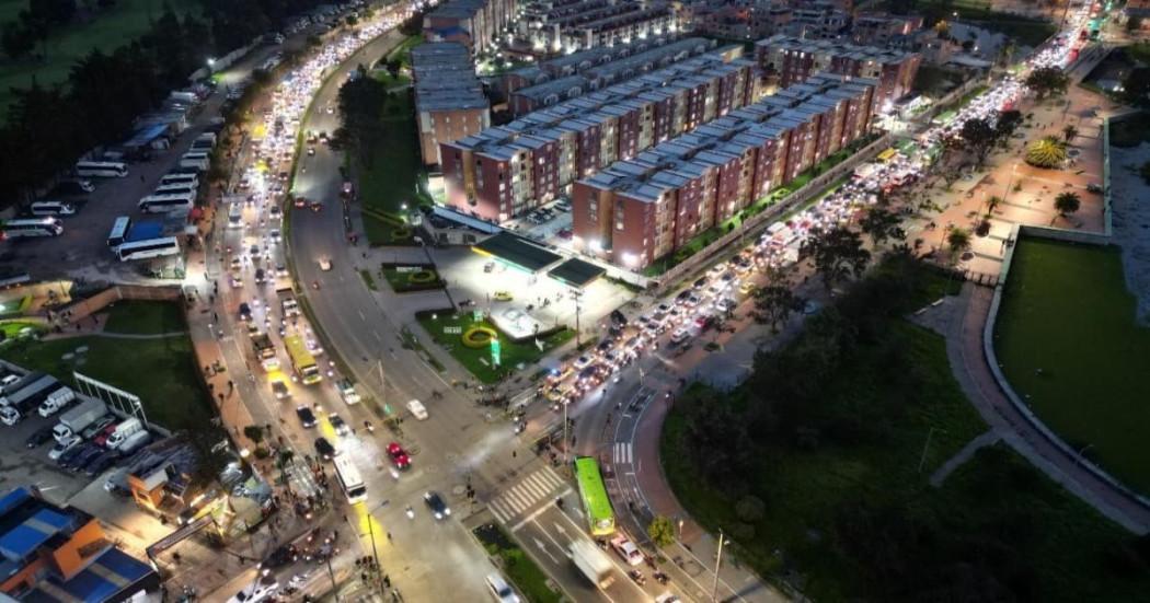 Piloto de movilidad en avenida Ciudad de Cali con carrera 91 en Bogotá