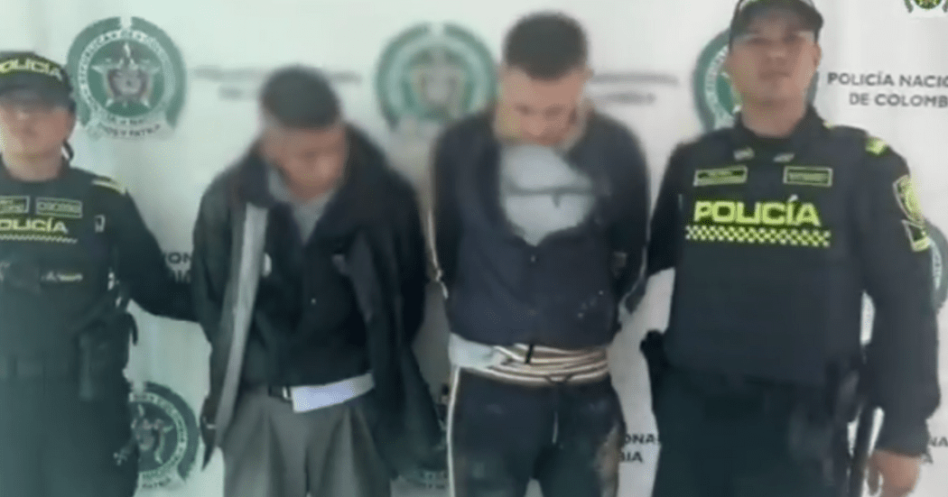Policía Bogotá capturó a dos hombres en Kennedy tras cometer un hurto 