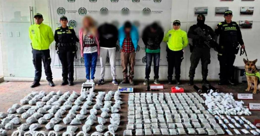 Seguridad en Bogotá en ollas fueron encontradas 13 mil dosis de drogas