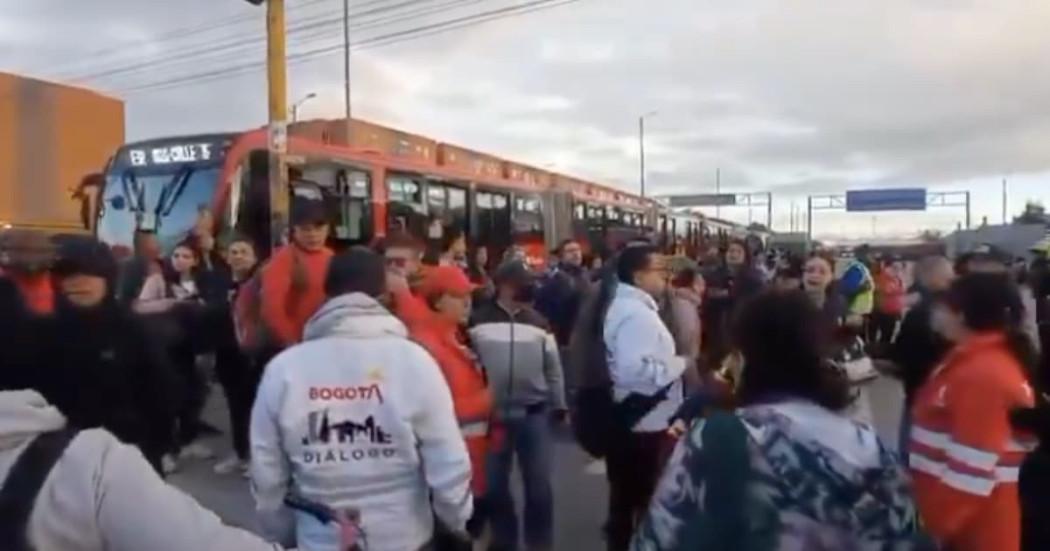 TransMilenio denunció ante Fiscalía a Fabio Arias de CUT por bloqueos