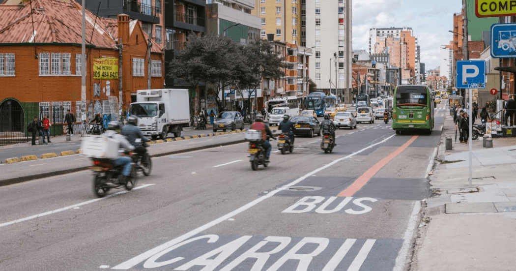Vehículos permitidos y prohibidos para carriles preferenciales Bogotá