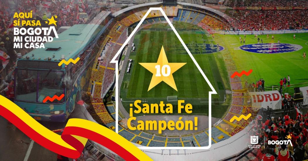 ¡Campeón! Santa Fe logra un nuevo título que llena de orgullo a Bogotá