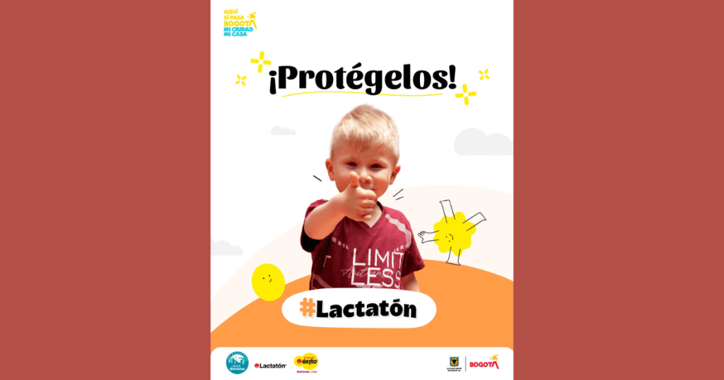Lactatón en Bogotá acciones de promoción de la lactancia materna