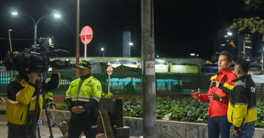 Operativo en Bogotá recupera espacio público en Plaza Miraflores