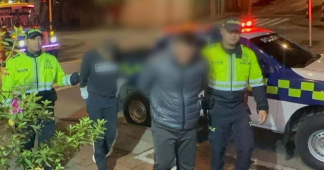 Policía captura a delincuentes que robaban relojes en el norte Bogotá