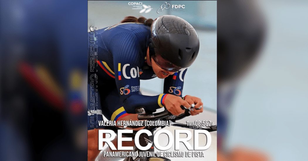 Bogotá celebra el récord histórico de Valeria Hernández en Lima, Perú