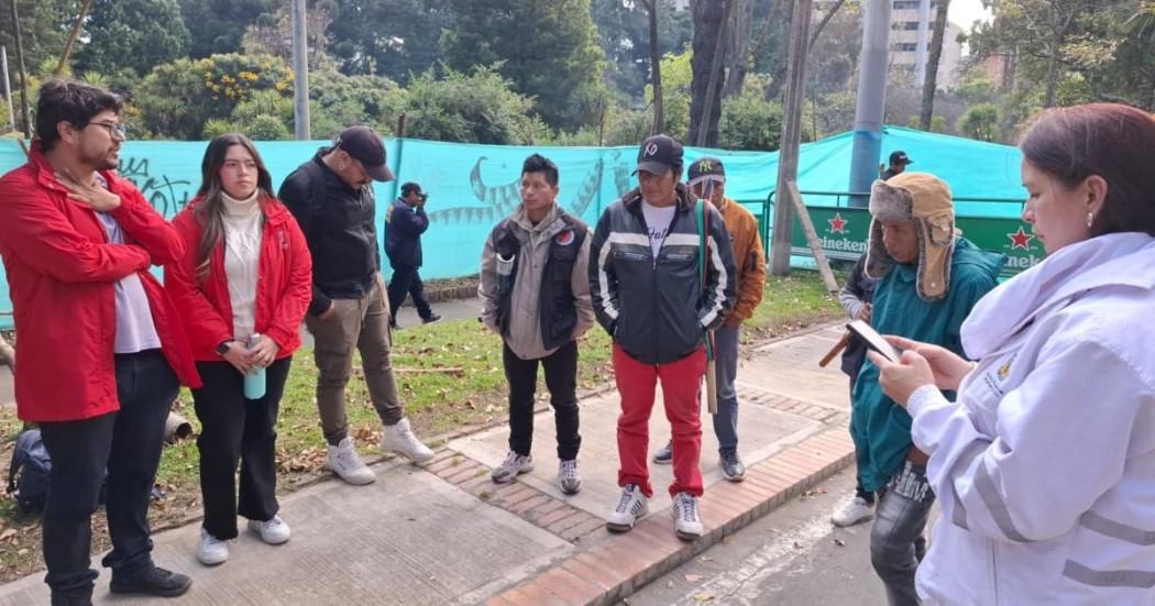 Bogotá rechaza bloqueo Emberá a instituciones en el Parque Nacional