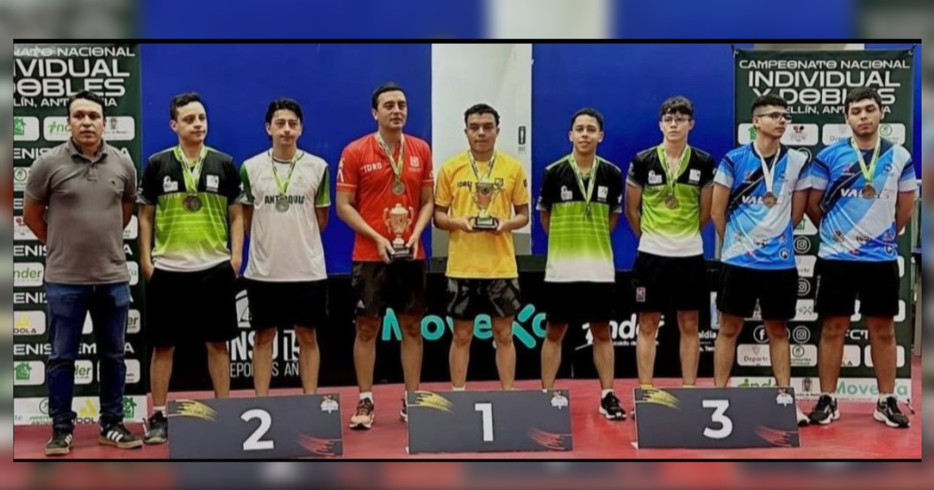 Bogotá suma oro y bronce en el campeonato nacional de tenis de mesa