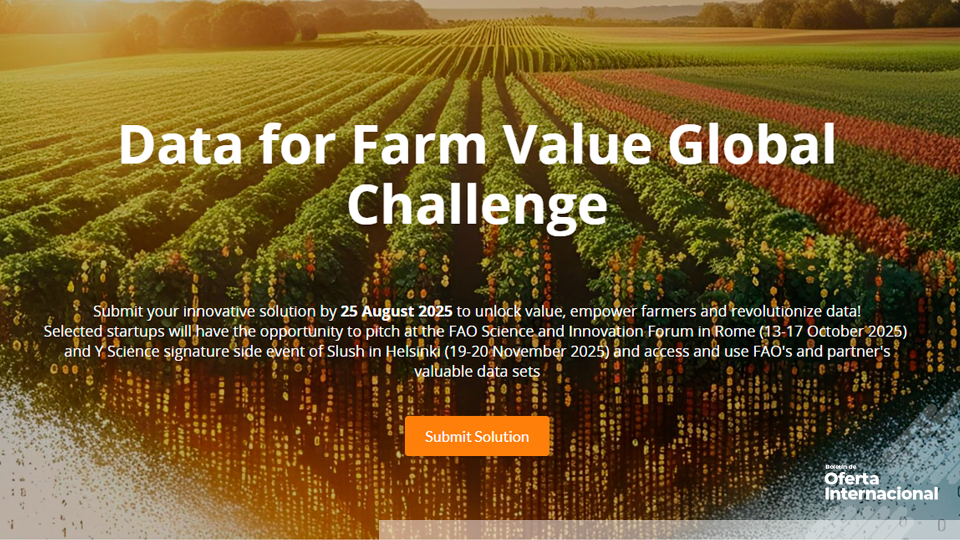 Convocatoria internacional de la FAO y la Universidad de Helsinki