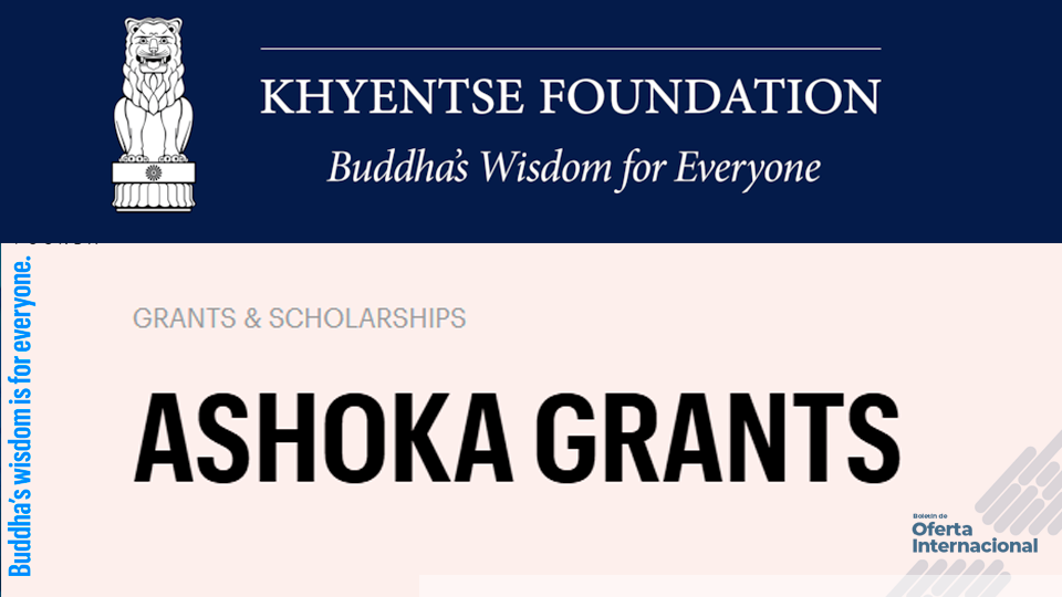 Ashoka Grants apoya proyectos innovadores para preservar y difundir el dharma