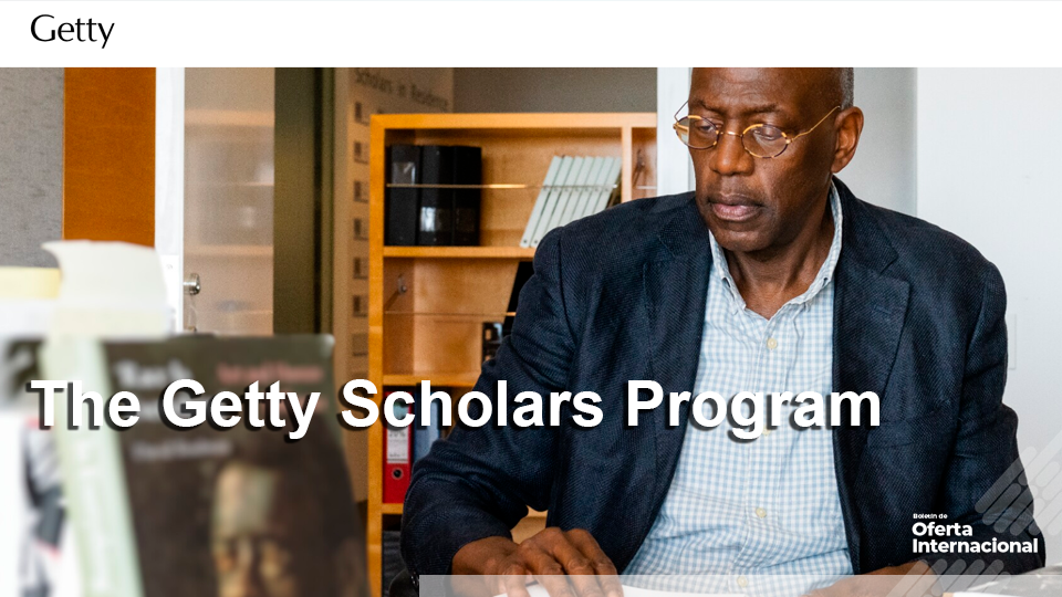 Getty Research Institute: Residencia internacional para investigadores del arte.