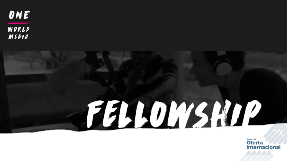 One World Media Fellowship: para periodistas y cineastas con historias 