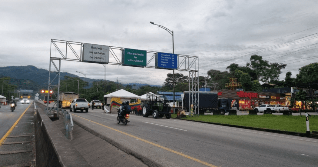 Movilidad en la Vía al Llano por paro arrocero este jueves 24 de julio