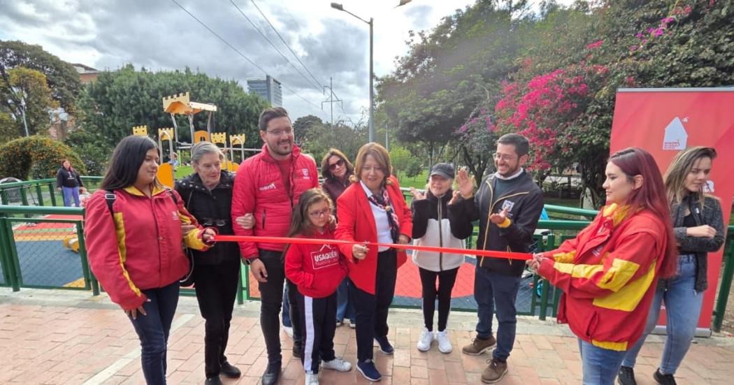 Actividades Mil en un Día y renovación parque Santa Bárbara de Bogotá
