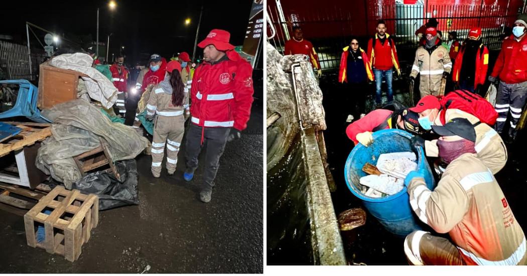 En operativo en María Paz Bogotá se recogieron 11 toneladas de basuras