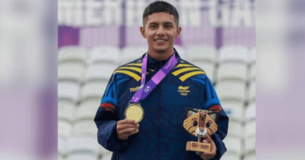 Bogotá logró medalla oro con Santiago Vásquez en patinaje de carreras